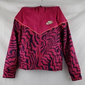 Girls Nike Glow In The Dark Fullzip Hoodie Size L
